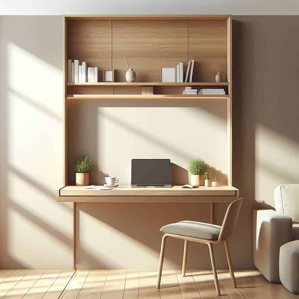 featured wall mounted folding desks