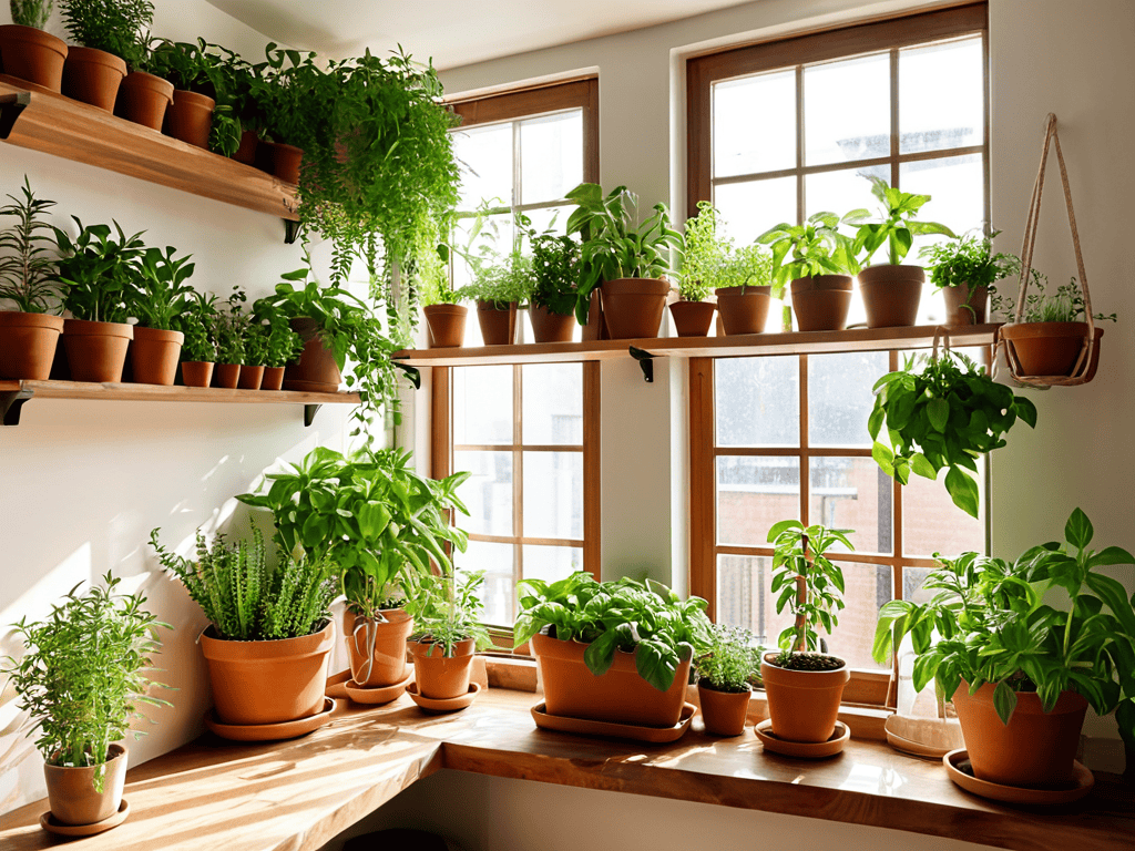 Apartment Homesteading Bliss Indoor Garden