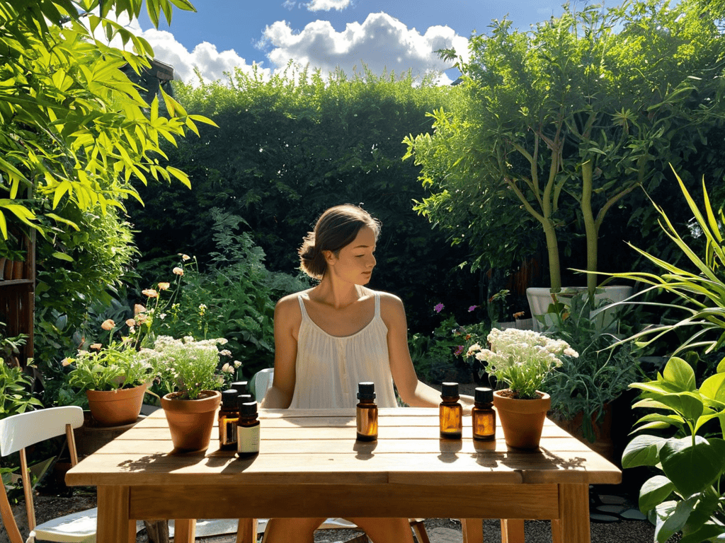 Finding Harmony After Travel serene garden