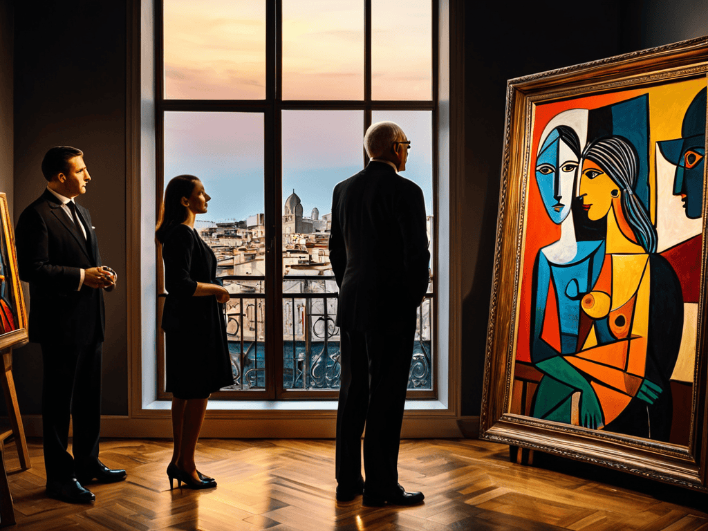 Fractional Art Investing concept