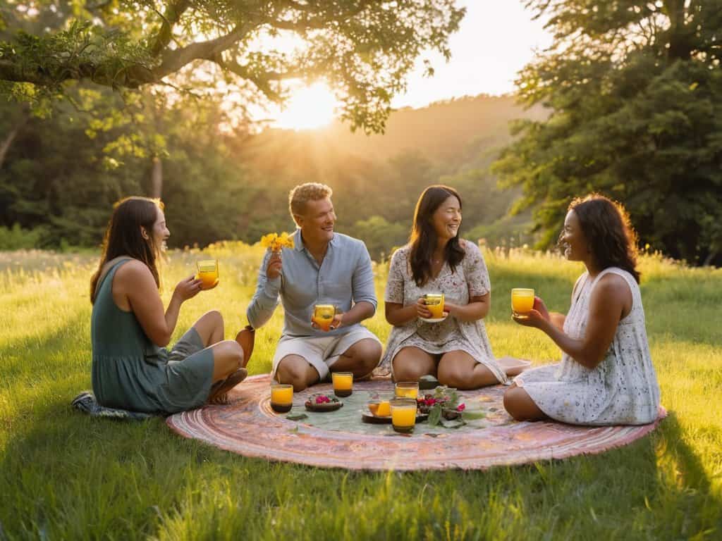 Blooming Sober Curious community gathers