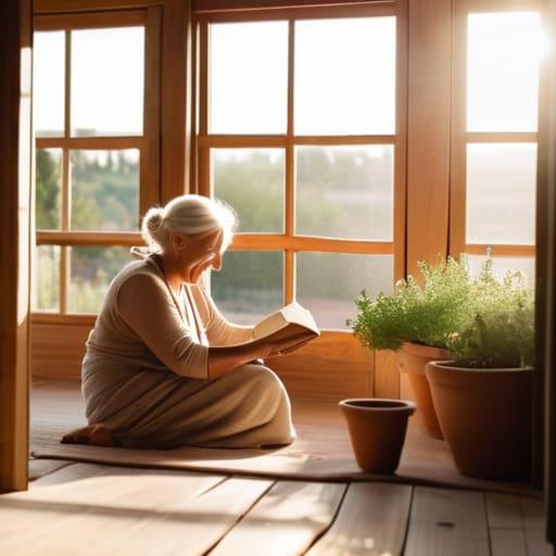 Intergenerational mentorship living in a shared home.