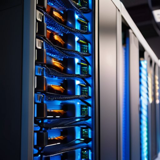 Diagram of Optical Interconnects in servers