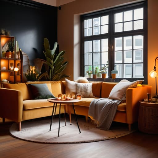 How to make a small flat feel social.